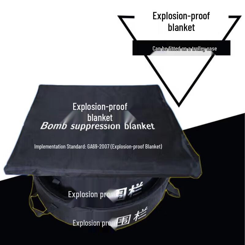 Zhuoyan Electronic Explosion-Proof Blanket & Inner Barrier Kit 1.2 Meter