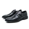 Men's Shoes Large Size New Casual Leather Shoes Fashion One-pedal Loafers Monk Shoes British Trendy Shoes
