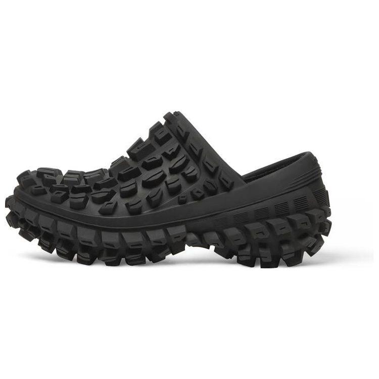 Balenciaga Defender Stilīga Sandale Vīriešu Melna