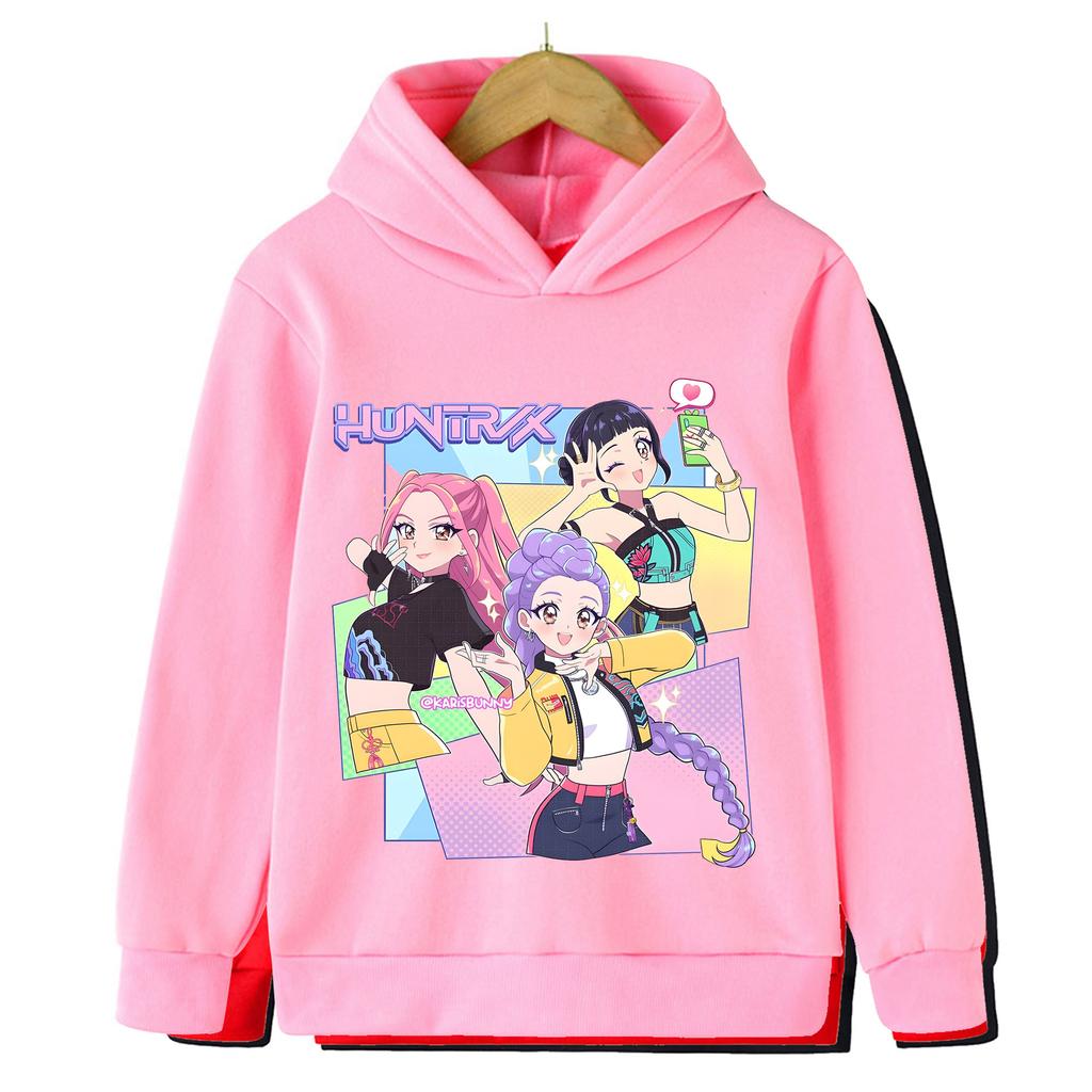Hoodies Sweatshirts Girls Children's Cartoon Print Fashion Children's Hoodie Casual Style Sweatshirt Children's Clothing