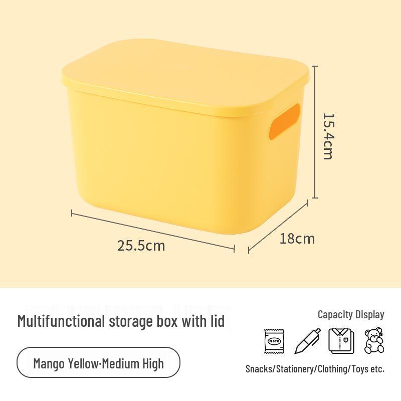 

Штабелируемый пластиковый контейнер для хранения для дома, гостиной, спальни, общежития - Органайзер для игрушек