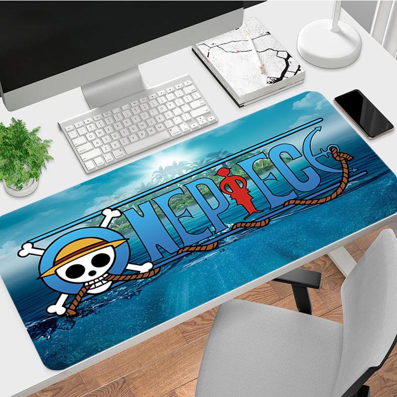 One Piece Xl Gaming Mouse Pad Nonslip Rubber Base Stitched Edge Waterproof Desk Mat For Pc Laptop Gamer Office Computer Accessories C929696