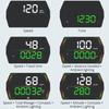 Car Digital Speedometer Head-Up Display GPS HUD With For Smart Alarm Function With A 360-degree Adjustable Suction Cup Holder