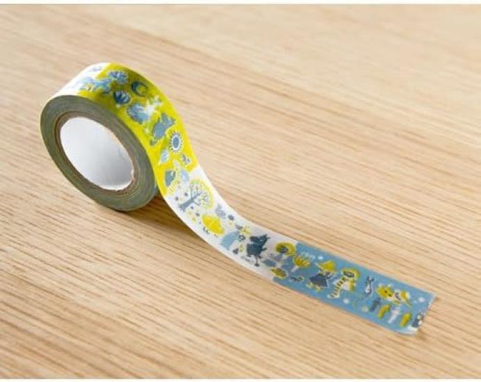 Vintage Series Forest Yellow Kamoi Kakoshi Masking Tape mt moo-vin004