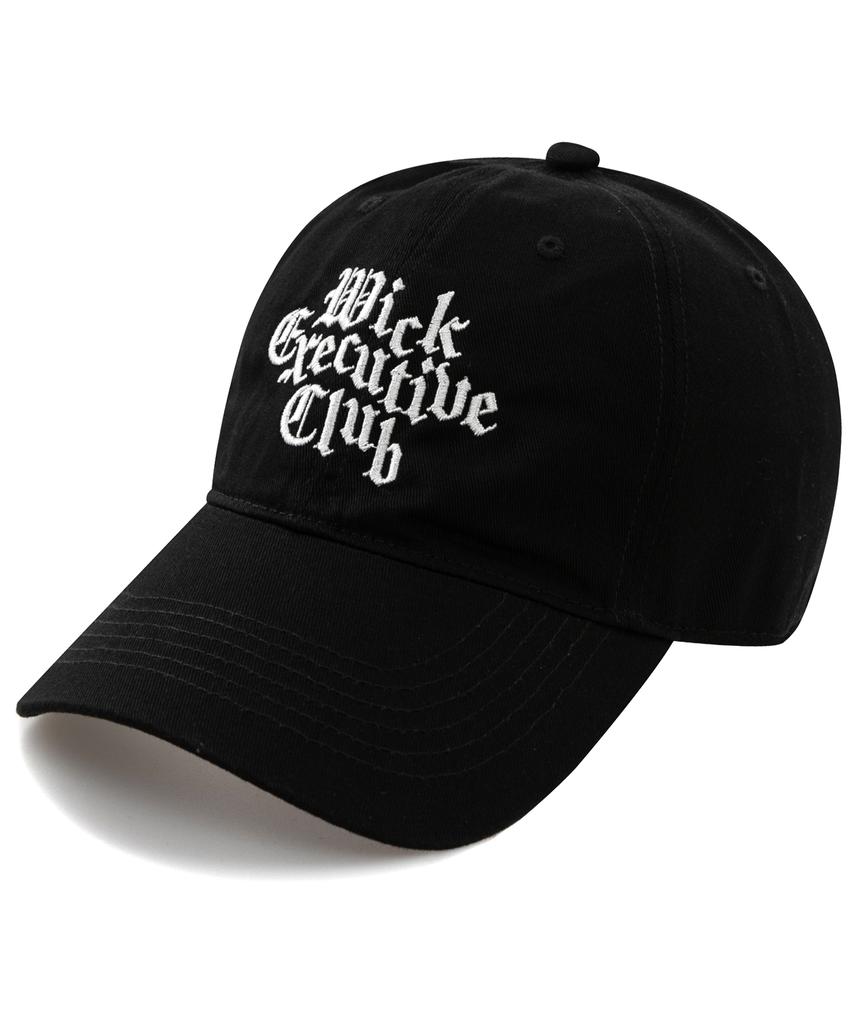 Wig Gothic Executive Club Washed Ball Cap - Black