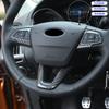 Steering Wheel Decoration Moilding Frame Cover Trim for Ford Focus 3 MK3 2015 2016 2017 2018 Car Interior Style
