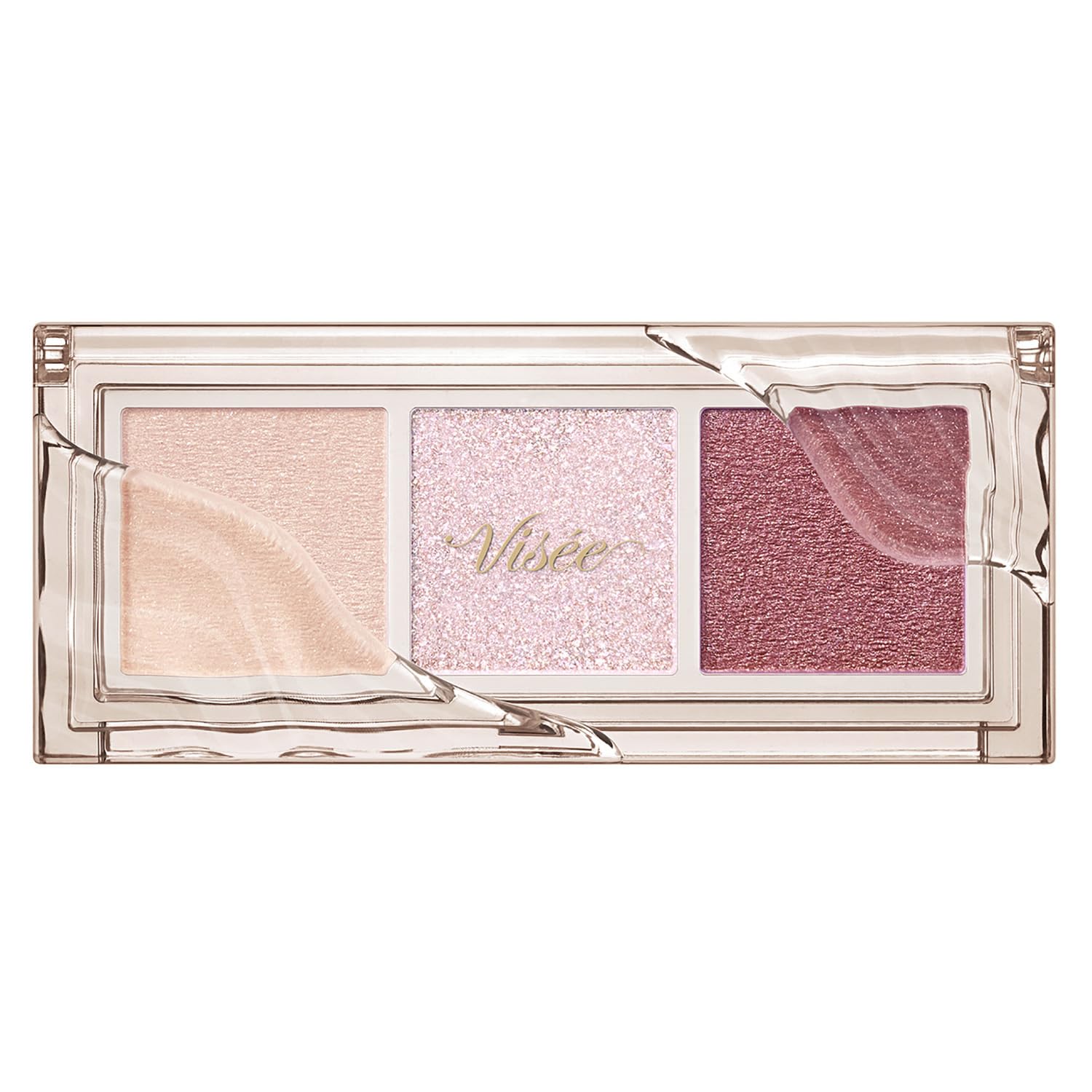 

Тени для век Visee Killer Eye Trio Bright Eyes 3 г, розовые блестки PK-4