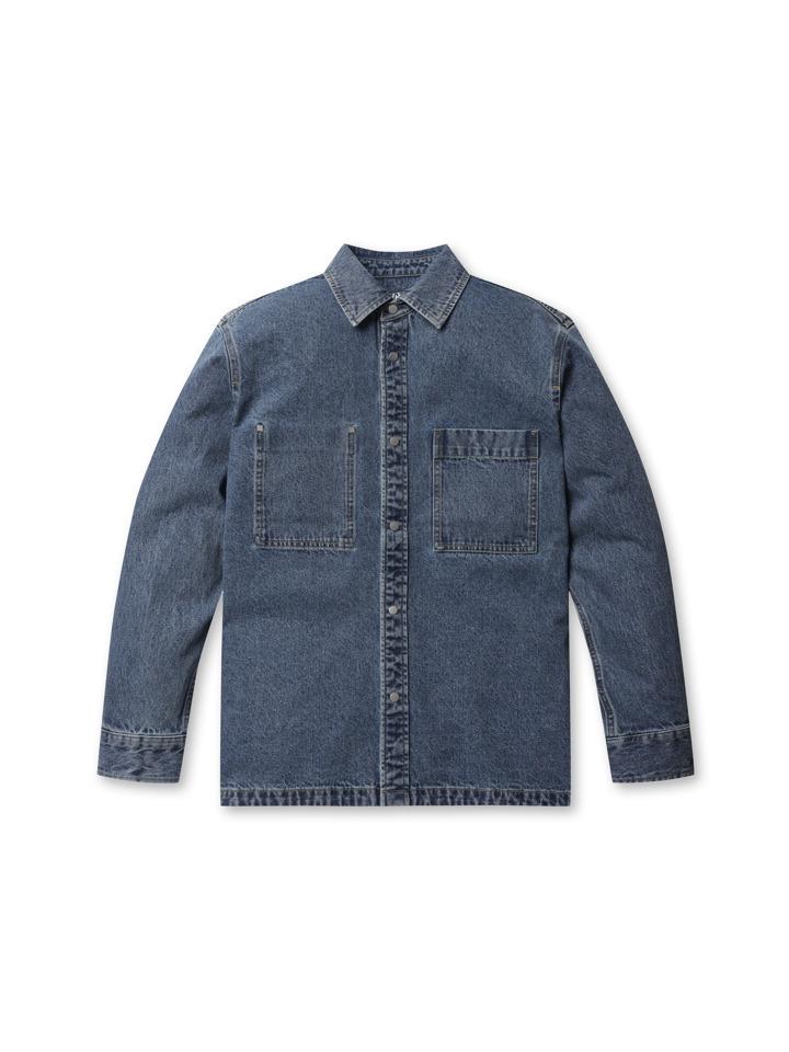 Peulojegteuem Men'S Denim Shacket_Epg2Wc1100