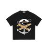 Navy Style T Shirt Black Anchor Captain Hat Design First Rule Boat Captain Is Never Wrong Second Rule S Austrail Casual Wear For Men Summer Outfits