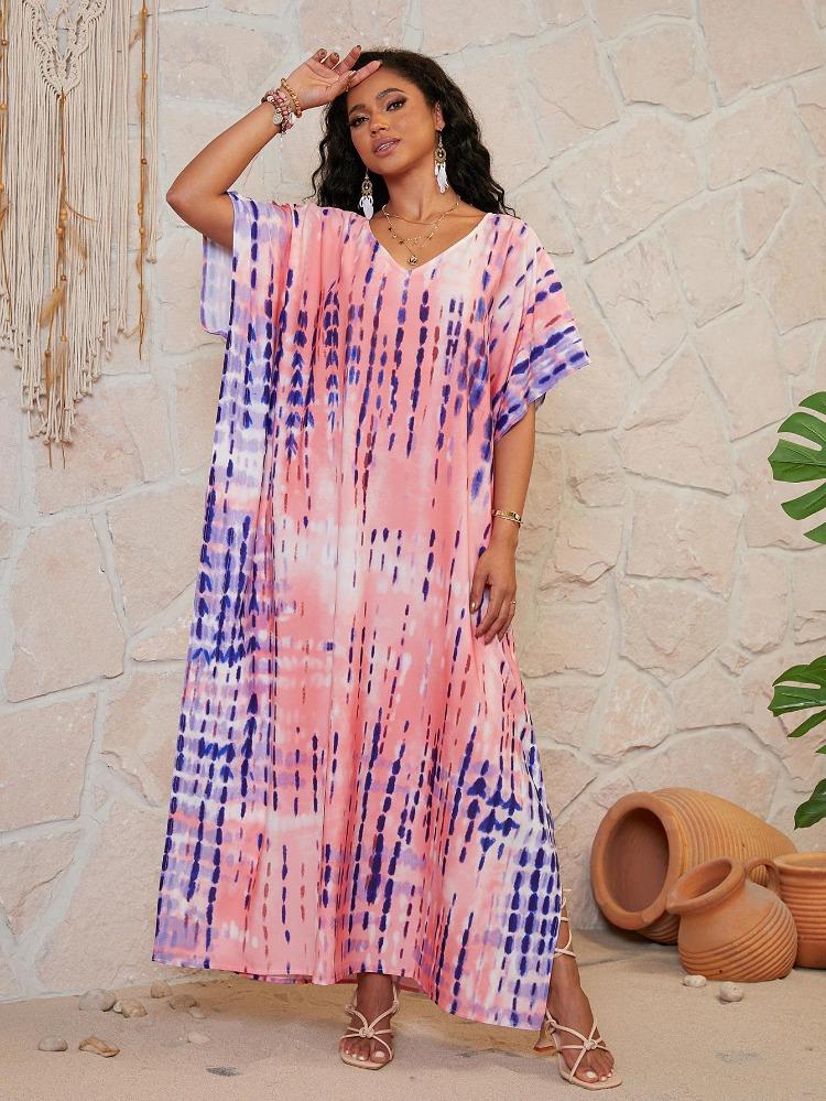 Quick Dry Large Size Beach Cover Up Loose European American Style Robe