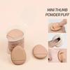 7Pcs Mini Finger Puff Multi Color Makeup Sponge Flawless Finish for Foundation Concealer Blush Easy Clean Compact Makeup Tools