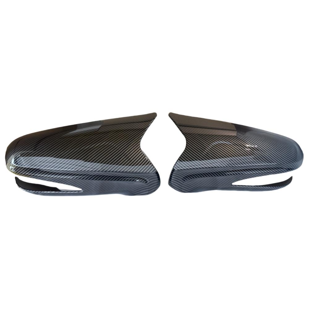 Pair Car Side Rearview Mirror Cover For Lexus IS IS250 IS350 2006-2012 LHD Glossy Black/Carbon Look Wing Mirror Caps Trims US/EU