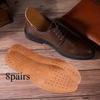 8 Paar Atmungsaktive Anti-Geruch Komfort Einlegesohlen - Unisex Braune Ledersohlen-Einlagen für Damen & Herren, Passend für Businessschuhe, Slipper, Stiefeletten & High Heels