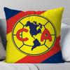 Football Club America Pillow Case Square Pillow Bedroom Sofa Leisure Comfort Cushion Car Living Room Home Decoration 40X40