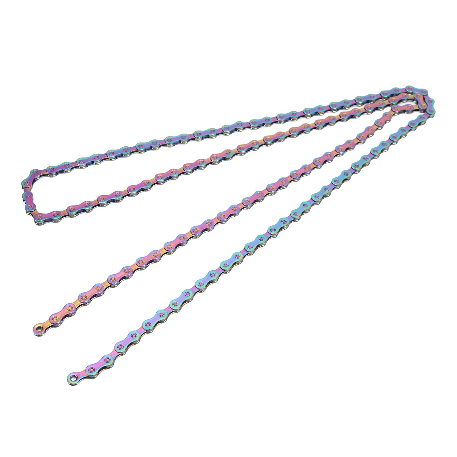 Bicycle Chain 12 Speed Colorful Half Hollow Lightweight Bike Chain for Mountain Bike Road Bike