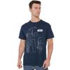 Star Wars Unisex Adult R2-D2 Outline T-Shirt