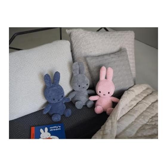 BON TON TOYS Miffy de pana 23 cm blanco