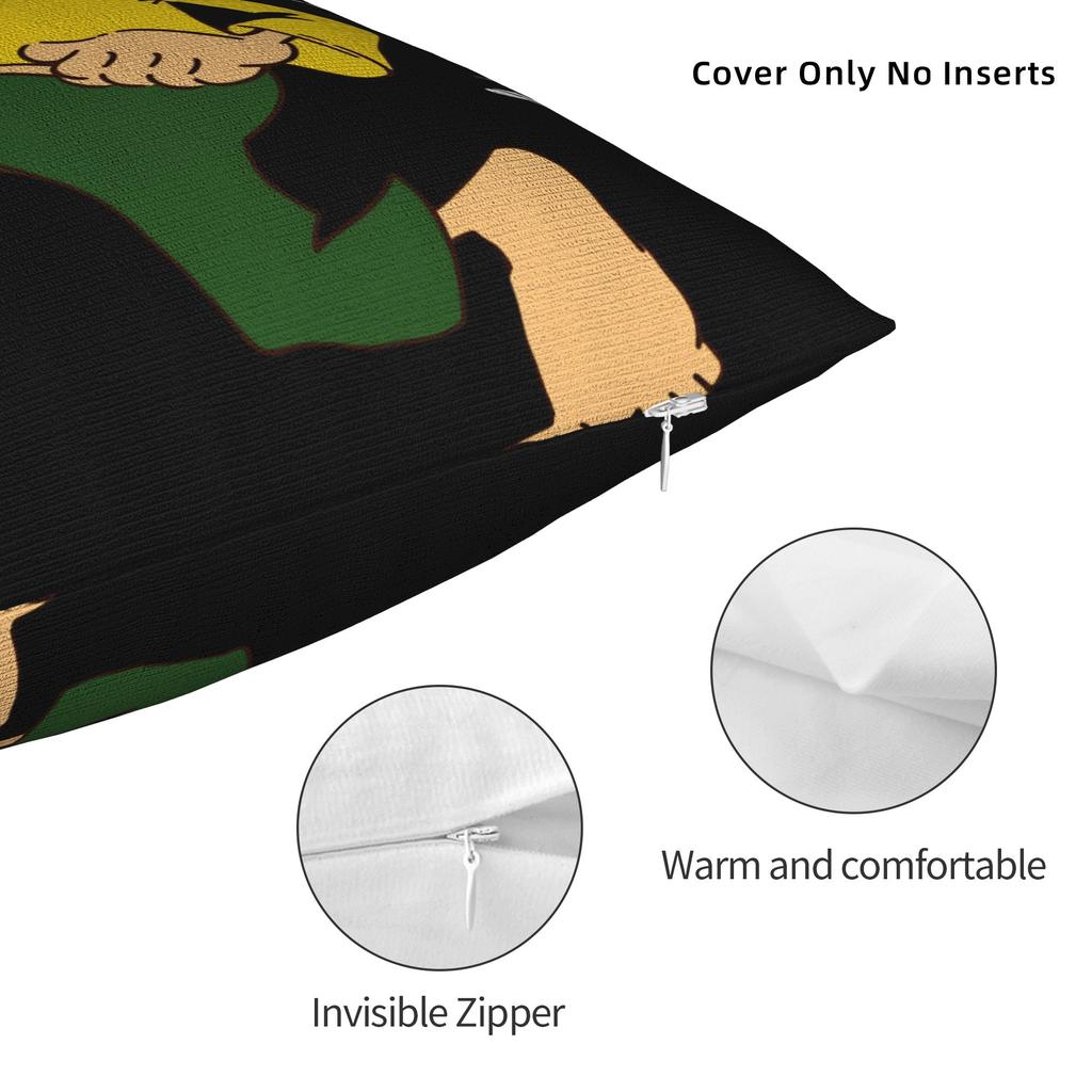 Pillow Cover P-Pumuckls Funny Pillow Case For Sofa Home Decor Pillowcases