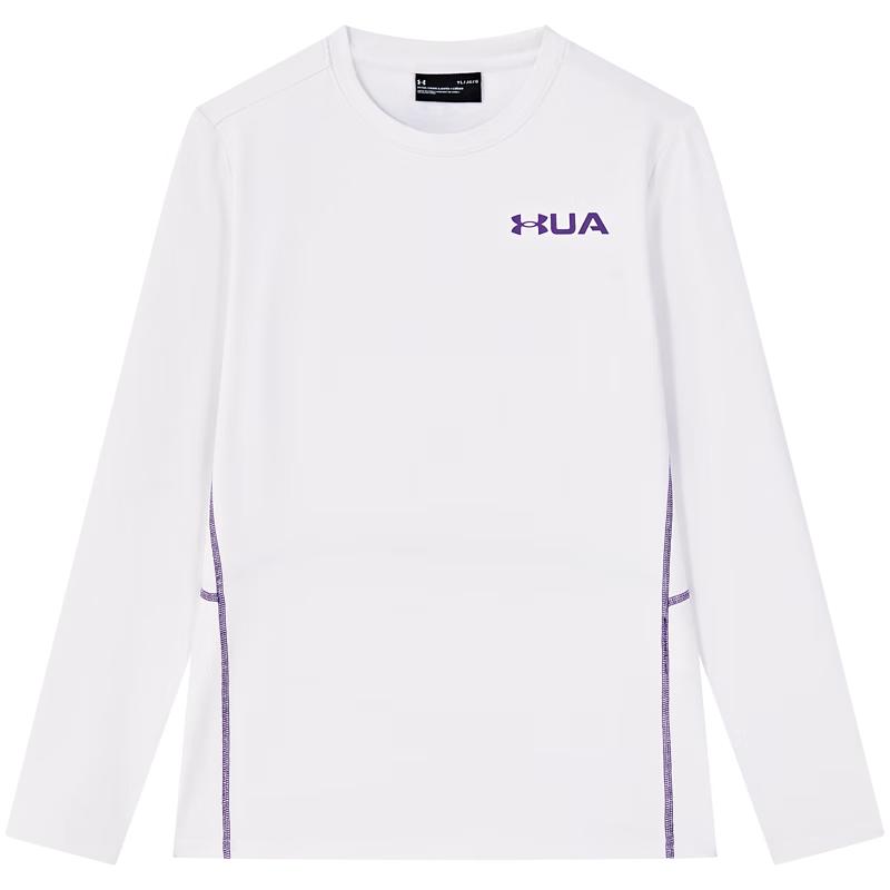

Мягкая детская футболка с длинным рукавом и круглым вырезом Under Armour YXS