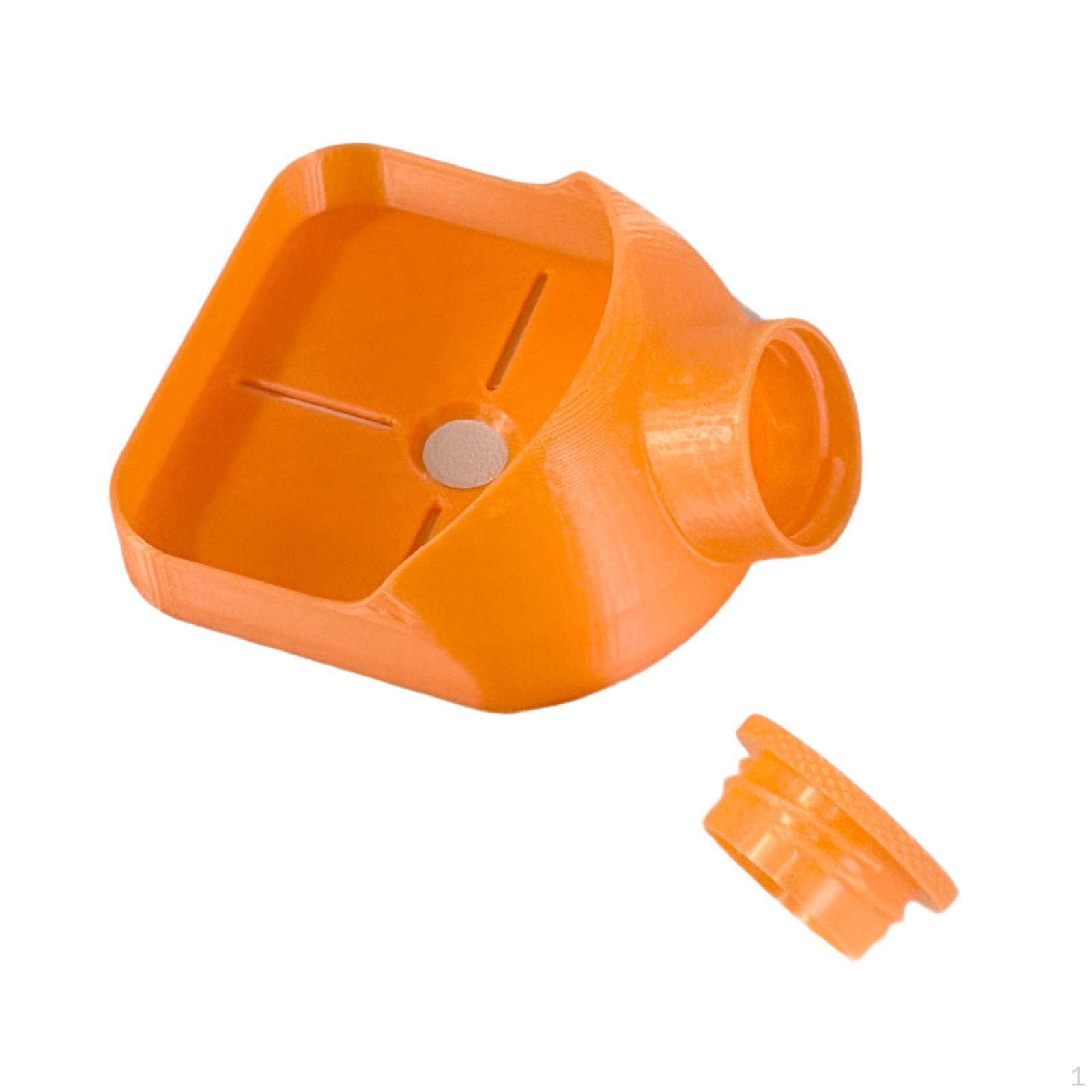 

Чаша для сбора пыли при сверлении 3,3 x 4 дюйма, многофункциональная для дома, рукоделия, строительства, многоразовая, оранжевый