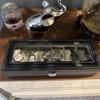 Multi-Functional Showcase 6 Slot PU Leather Watch Box One Word Lock Dustproof