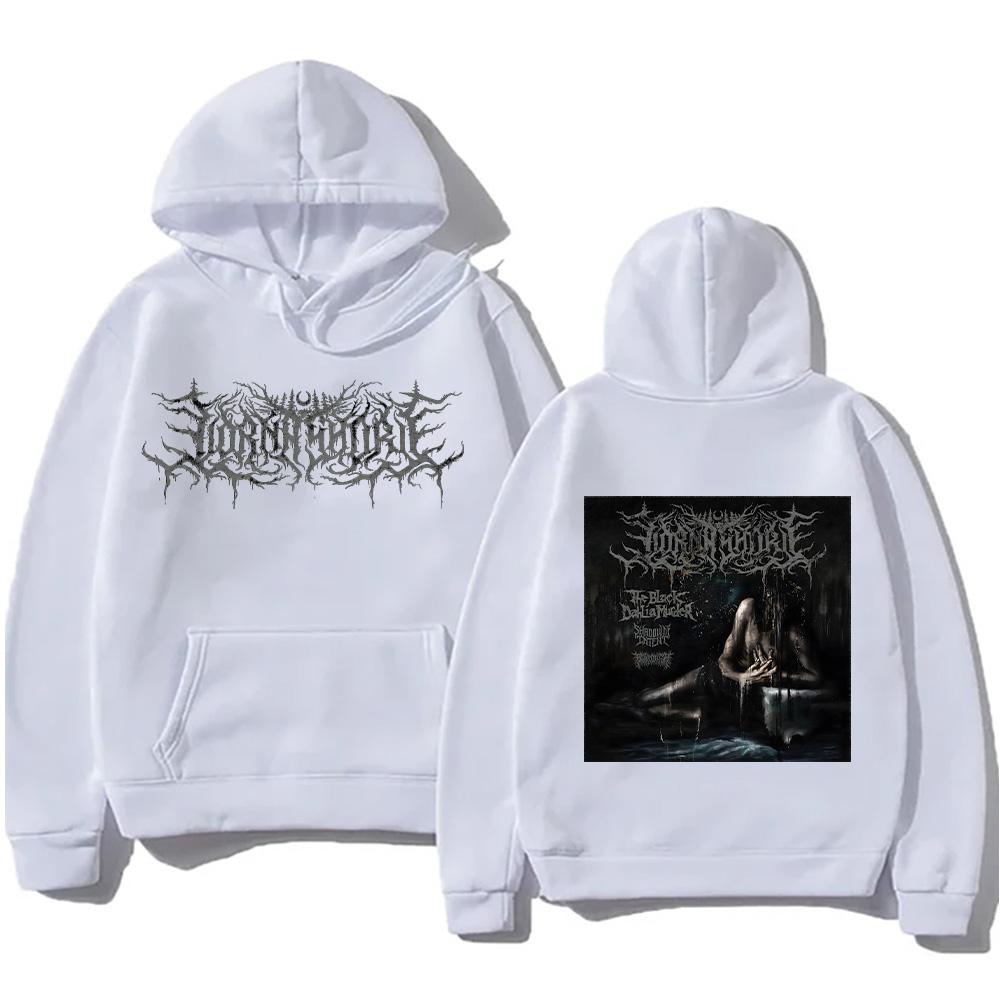 Lorna Shore IFTEFWM Cover Pulover Hanorac cu Glugă Bărbați Femei Vintage Metal Streetwear cu Buzunar Pulovere Largi Casual