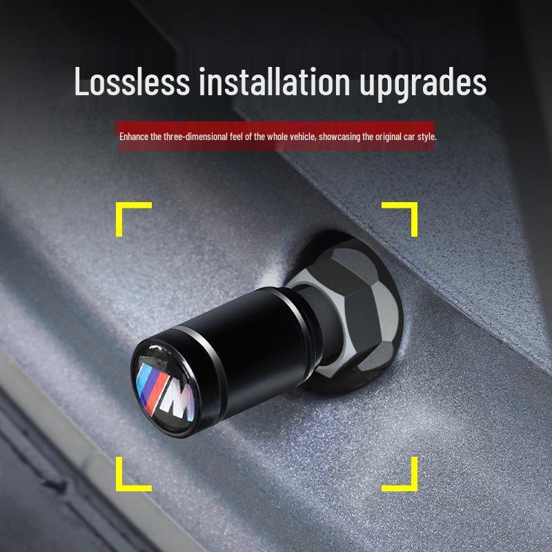 Compatible with BMW Valve Stem Caps: 1, 3, 5, 7 Series, X1, X3, X5, and Other Decorative Tire Bolts and Valve Inserts.