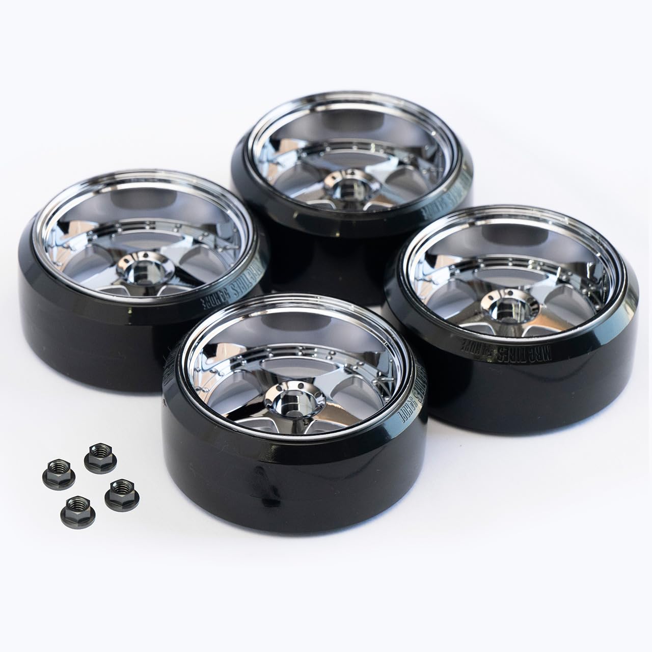 

MRC великого діаметру Тип 2 посріблений набір гайок Reve D шина/колесо 5,5 мм