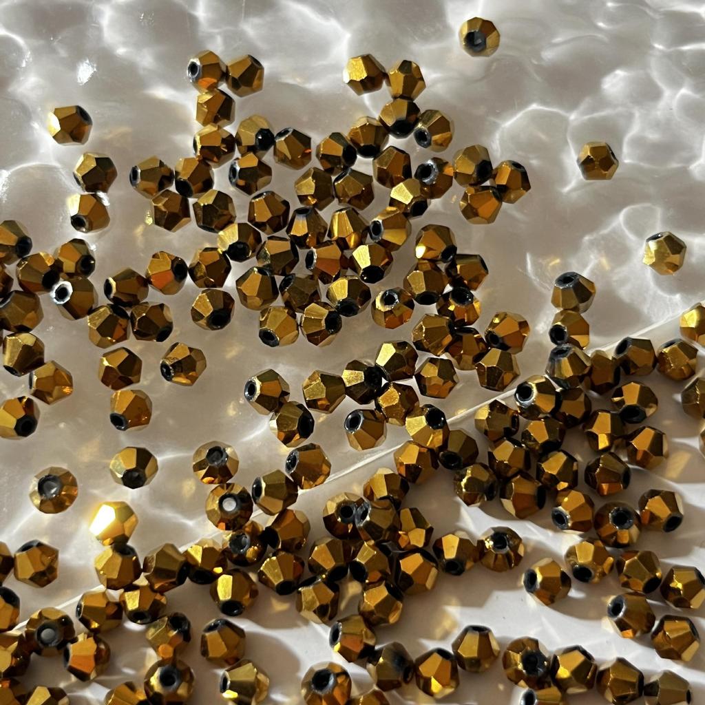 4mm Rhombus Loose Beads for DIY Jewelry: Bracelets, Necklaces, Earrings