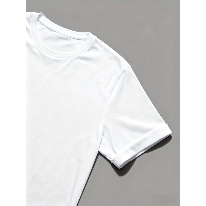 Europäische Größen Sommer Herren Mode Kurzarm T-Shirt mit Buchstabenmuster Druck