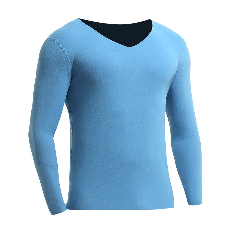 Men's Seamless One-Piece Thermal Underwear - Plus Velvet, Thickened, Cold-Proof, Cotton, Autumn/Winter Wear