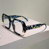 Oversized Square Glasses Women  New Fashion Blue Light Blockng Optical Frames Trendy Chic Brand Design Decor Eyewear