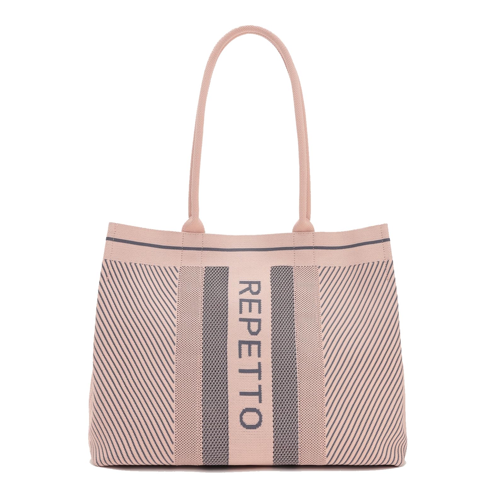 Repetto Women s Knitted Shopping Bag, 51151242510335, F BlushPetitrat