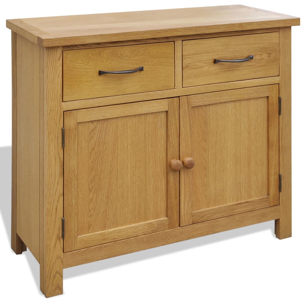 Sideboard 90 x 33.5 x 83 cm Solid Oak