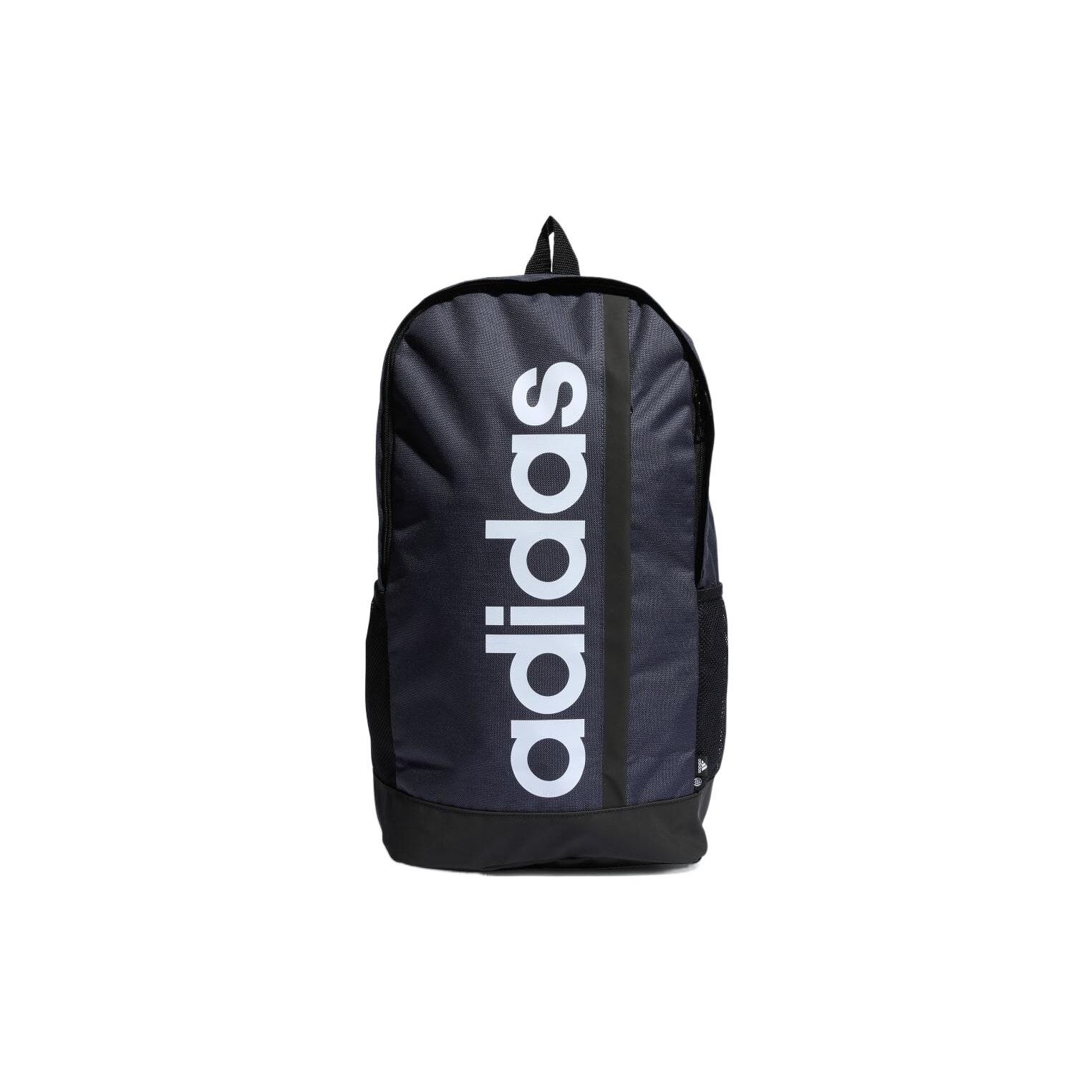 

Adidas Essential Logo Print Large Capacity Polyester Backpack Unisex Backpack Navy-Blue Black HR5343 Marine Blue/Black