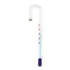 Aquarium Glass Thermometer Professional High Accuracy Crutch Shape Glass Water Thermometer for Fish