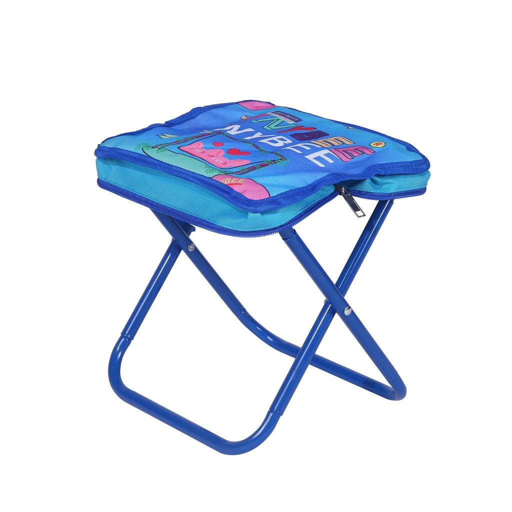 Tragbarer Klapphocker & Federmäppchen-Kombi - Kompakter Outdoor-Stuhl & Clutch-Tasche