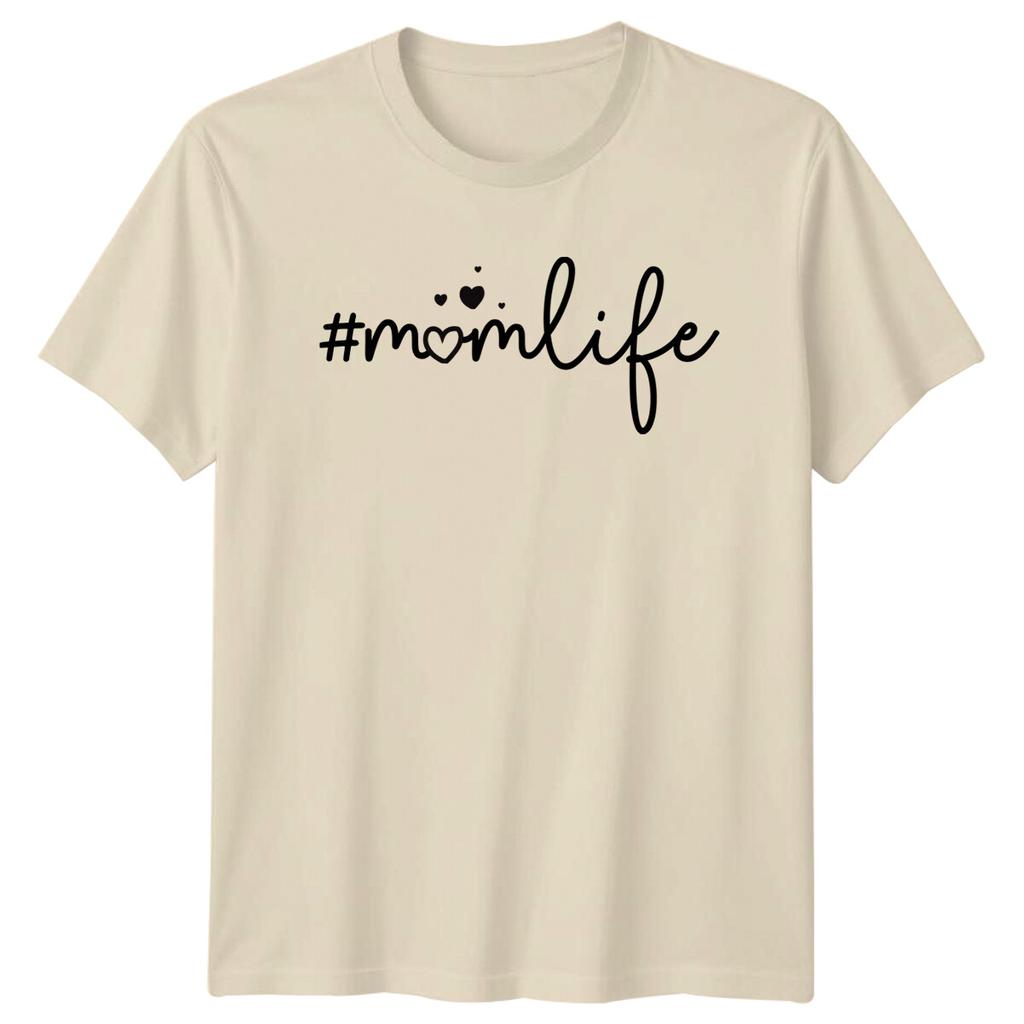 Momlife Script TShirt Mothers Day Gift For Unisex Mom Tee