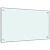 Dosserets de cuisine 2 pcs blanc 70x60 cm verre trempé