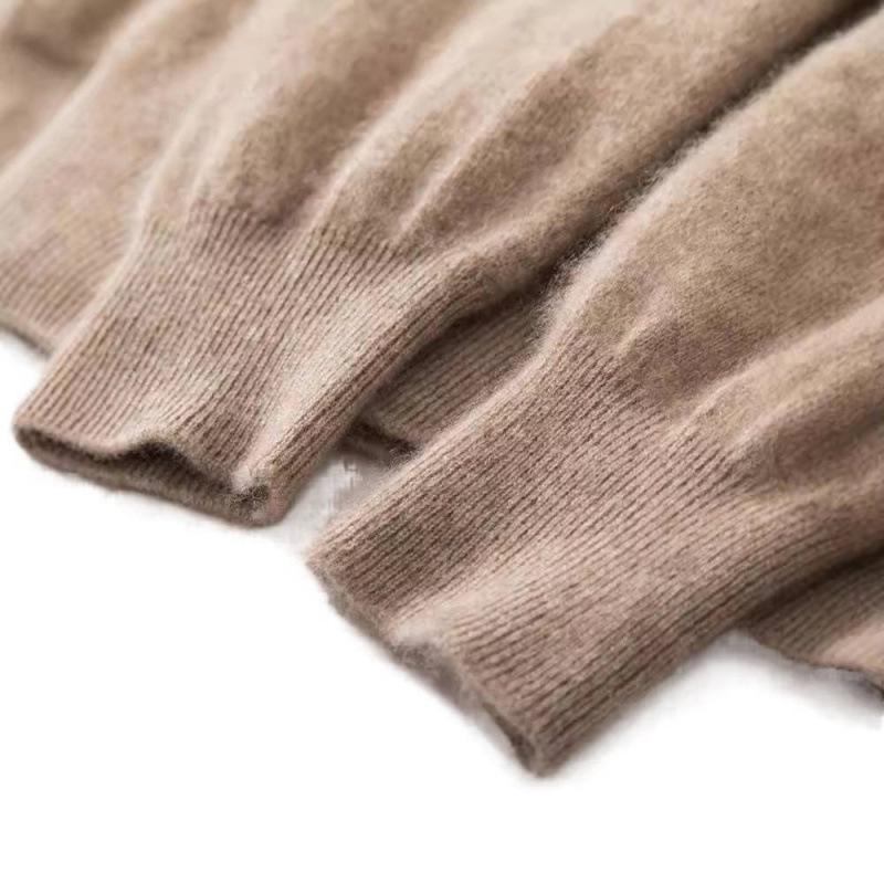 Men's Cashmere Half-High Neck Business Casual Sweater - Long Sleeve Autumn/Winter Knitwear