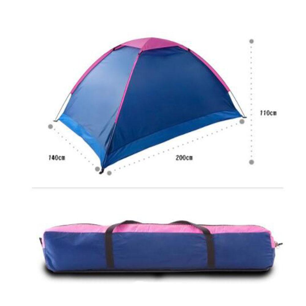 Camping Tents Double Resident Single-Layer Couple Travel Tent Beach Fishing Mountaineering Tent Outdoor Supplies