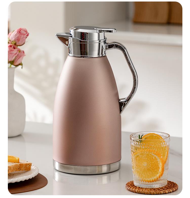 Large Capacity Stainless Steel Insulated Thermos Flask for Home, Commercial, or Hotel Use