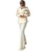 2025 Summer Women's Cross-Border Trendy Casual V-Neck Long Sleeve Top & Pants Set
