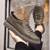 Large Size 46 47 Board Shoes Men Loafers Leather Casual Shoes Man Sneakers Mens Lace  Up Flats Male Skateboard Skate Shoes