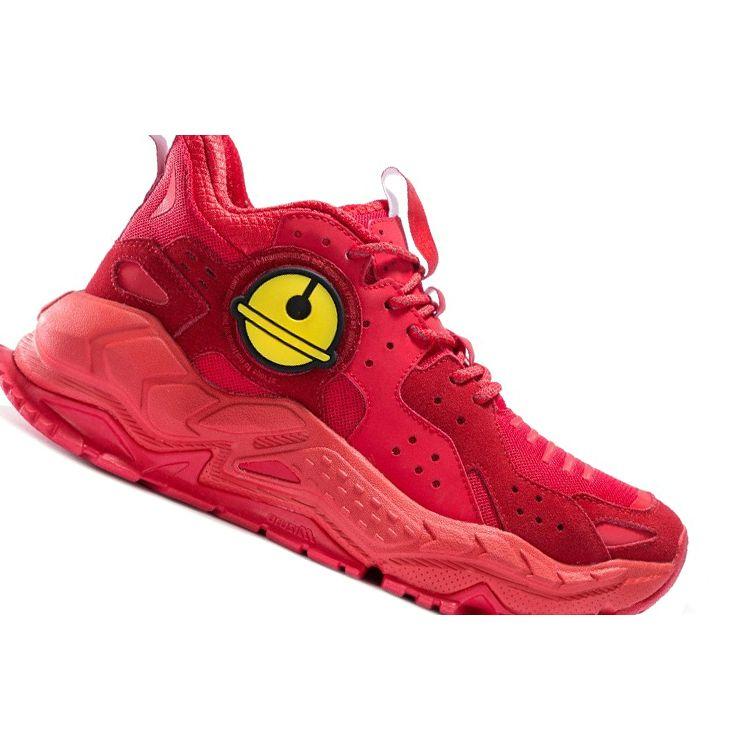 Mizuno Genesis Machine Comfortable Shock Absorption Slip Resistant Durable Breathable Mid Top Casual Shoes Unisex Casual Shoes Red D1GH200303