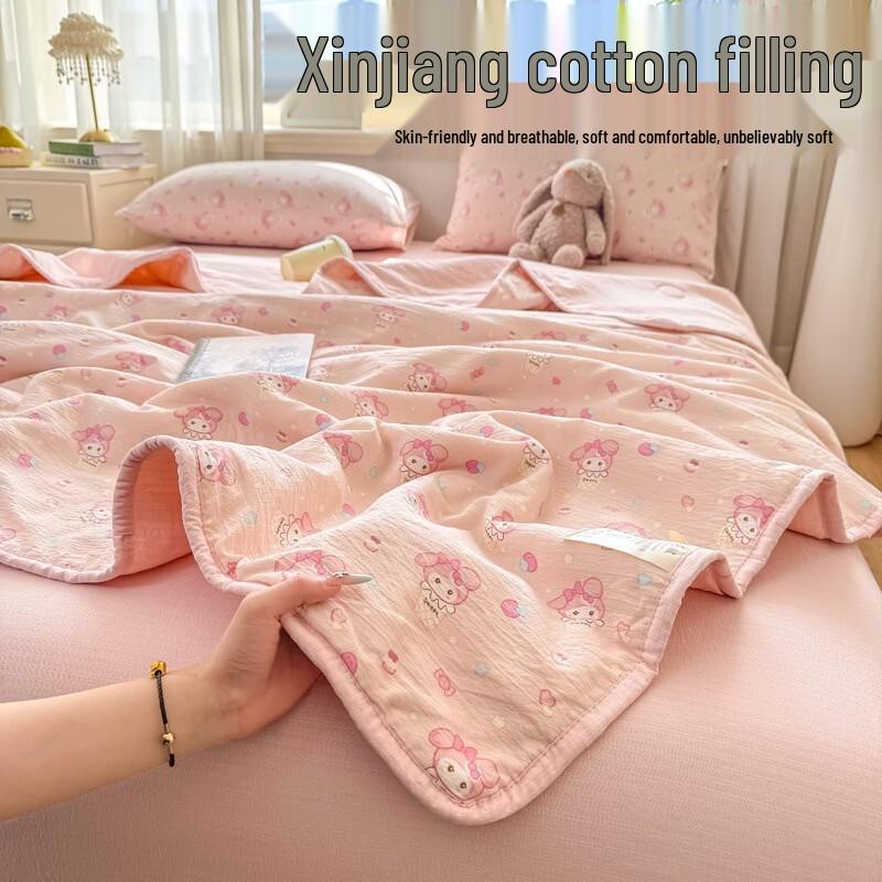 Xinjiang Cotton Double-Layer Gauze Summer Quilt