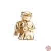HotSale S925 Sterling Silver Heart Winged Angel Guardian Dangle Charm Bead Fit Original  Bracelet DIY Fashion Jewelry Gift