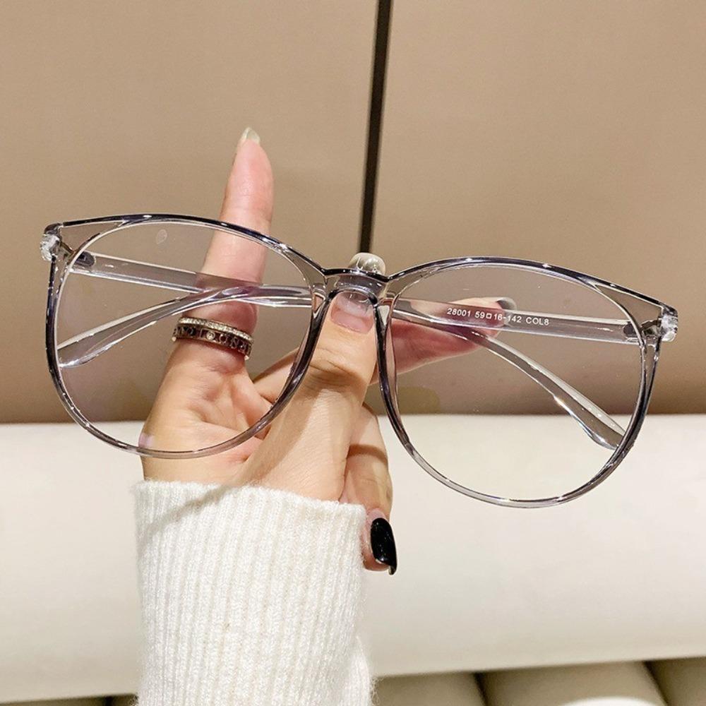 10PCS Fashion Oval Glasses Anti Radiation Retro Eyeglasses for Woman Men Anti Blue Light Eyewear