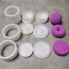 Doughnut Shaped Bath Soap Mold 3D Bath Salt Ball Mold Non-Stick 6.35CM/5.8CM Diameter Shampoo Press Bar Mold