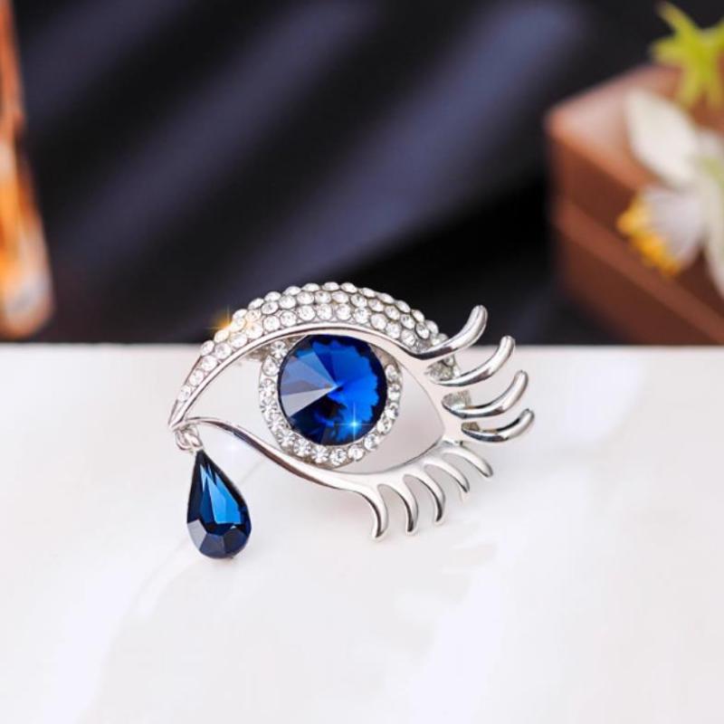 Exquisite Devil'S Eye  Brooches For Women Clothing Coat Jewelry Accessries Gifts